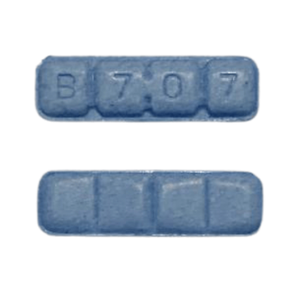 Blue Xanax B707 4mg