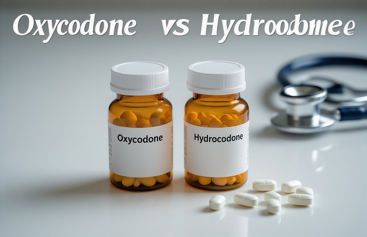 difference between oxycodone and hydrocodone